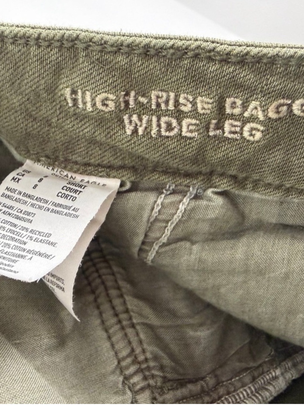 American Eagle Dreamy Drape Stretch Cargo - Picture 6 of 6